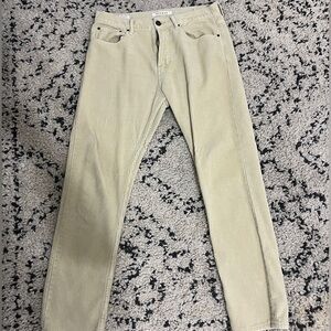 Pacsun Cream Corduroy Pants